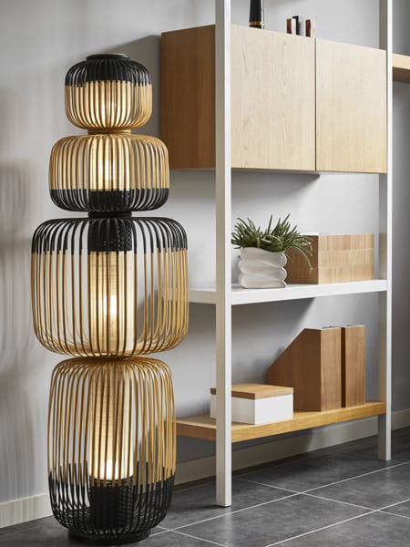 Gorgeous Bamboo Floor Lamp Designer Lighting Company UK