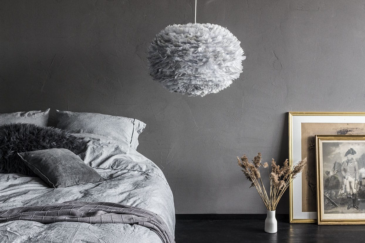 Large Feather Light Shade Designer Lighting Company 