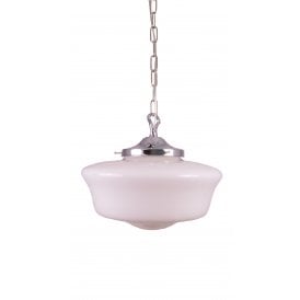 1920'S SCHOOLHOUSE Traditional Light Polished Chrome
