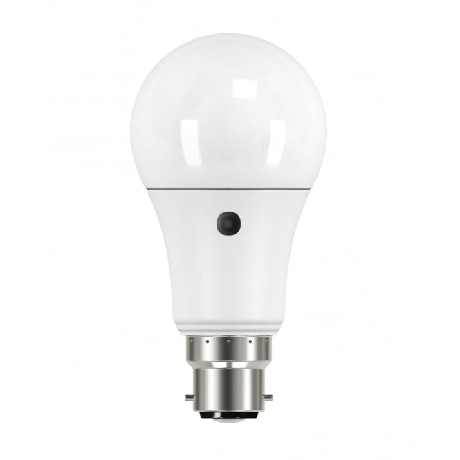 9W LED Opal GLS - BC, 2700K, Photocell