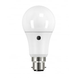 9W LED Opal GLS - BC, 2700K, Photocell