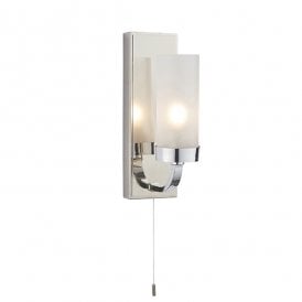 ACRUX Rectangular With Tube Glass Bathroom Wall Light