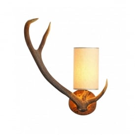 ANTLER Resin Stag Wall Light