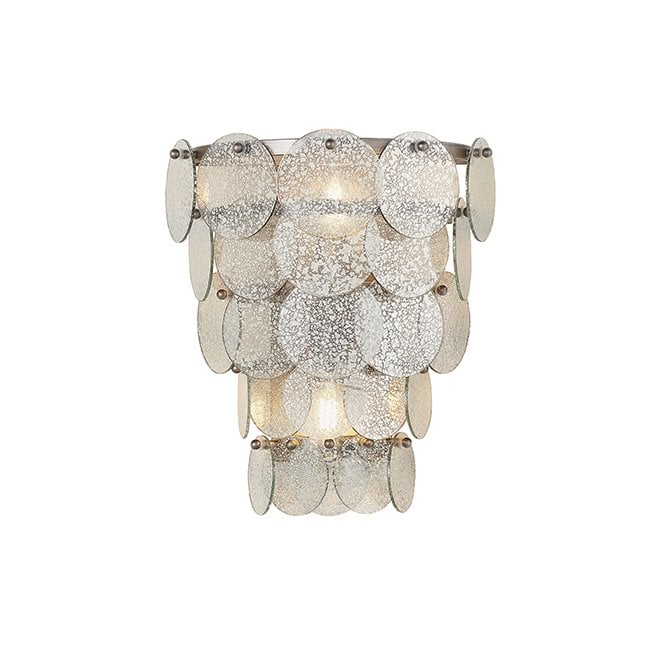 ARISE Tiered Mercury Glass Wall Light