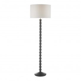 AZANA Geometric Floor Lamp Base Only | Black Ash Finish