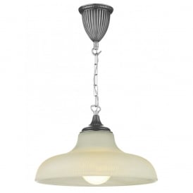 BADGER pewter pendant light