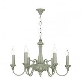 BAILEY 6 Light Ceiling Pendant Ash Grey