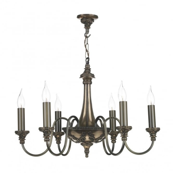 BAILEY 6 Light Ceiling Pendant Bronze