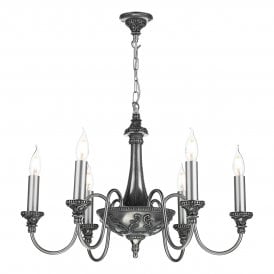 BAILEY 6 Light Ceiling Pendant Pewter