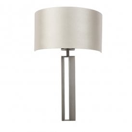 BAILEY Bronze Slotted Wall Light With Mink Shade