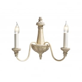BAILEY Twin Wall Bracket Aged Cream