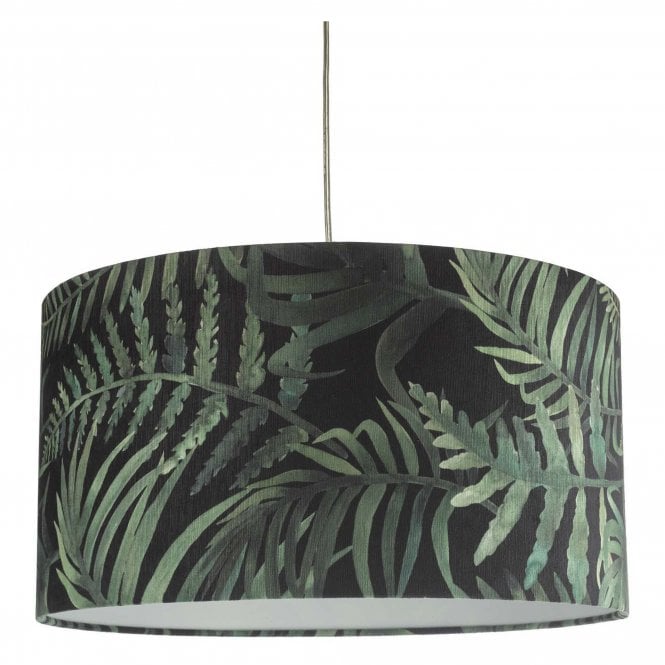 BAMBOO Large Easy Fit Shade | Green Leaf Print