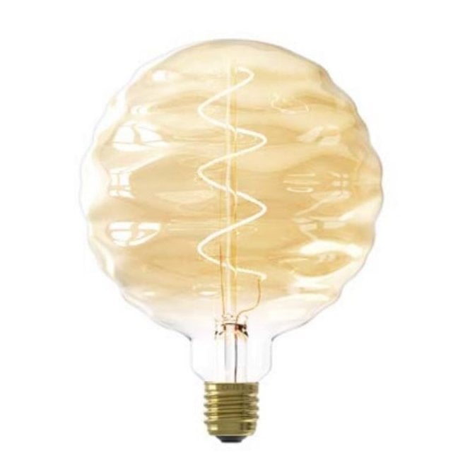 BILBAO Gold Ripple Decorative Filament E27 LED Bulb