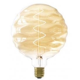 BILBAO Gold Ripple Decorative Filament E27 LED Bulb