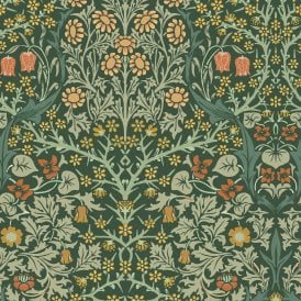 Blackthorn Deep Green Green Wallpaper
