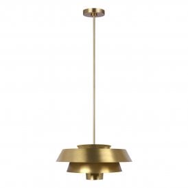 BRISBIN Pendant Burnished Brass