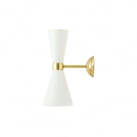CAIRO Contemporary Wall Light Powder Coated White