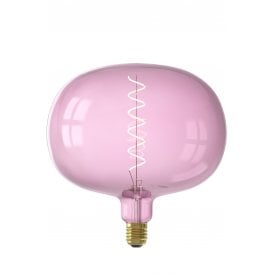 CALEX BODEN Quartz Pink Tinted Light Bulb | Filament Style