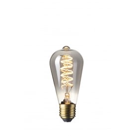 CALEX LEDST64 FLEX 4w E27 2100k Dimmable smoke glass