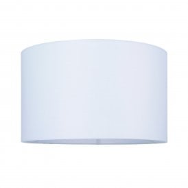 CYLINDER Lampshade | Large 16 Inch | White Colour Fabric