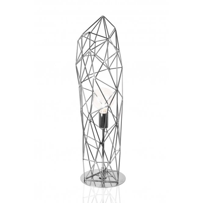 DIAMOND Statue Table Lamp Polished Chrome