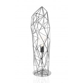 DIAMOND Statue Table Lamp Polished Chrome