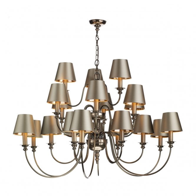 DICKENS 21 Light Ceiling Pendant Bronze (excludes shades)