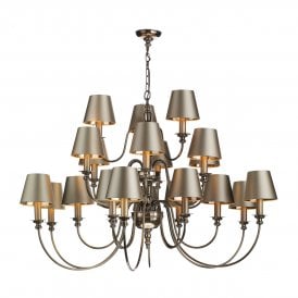 DICKENS 21 Light Ceiling Pendant Bronze (excludes shades)