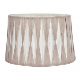 EMPIRE 30cm Pleated Natural Lamp Shade