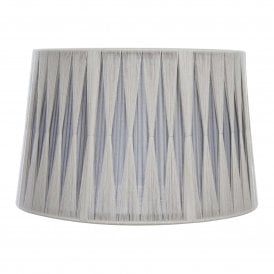 EMPIRE 35cm Pleated Soft Grey Lamp Shade