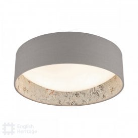 ceiling flush light with taupe shade