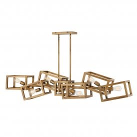 ENSEMBLE 6 Light Pendant in Brushed Bronze