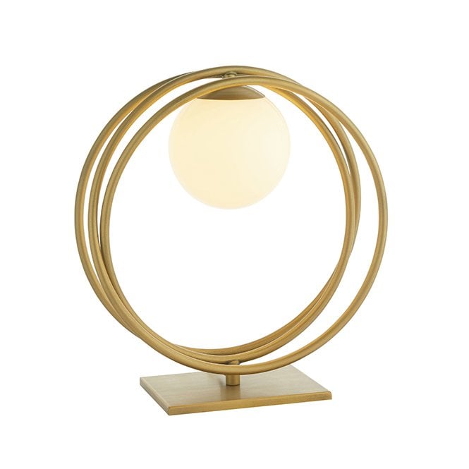 ETERNAL Loop Brushed Gold Table Light