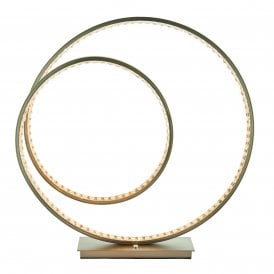 ETERNITY LED Touch Table Lamp | Nickel & Clear Crystal
