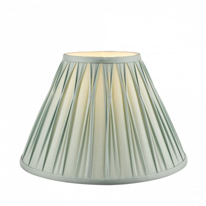 FENN Silk Pinch Pleat Empire Lampshade Duck Egg 16''