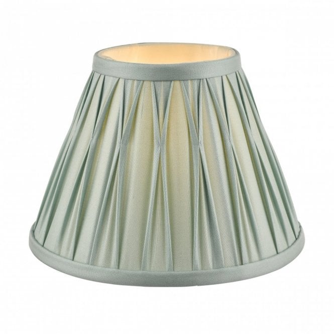 FENN Silk Pinch Pleat Empire Lampshade Duck Egg 8''