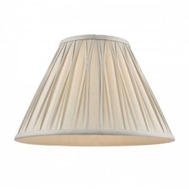 Laura Ashley Silk Lampshade Silver 12'' Designer Lighting Company UK