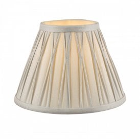 Laura Ashley Silk Lampshade Silver 8'' Designer Lighting Company UK