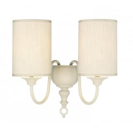 FLEMISH Chic Wall Light Painted in Aged Cream