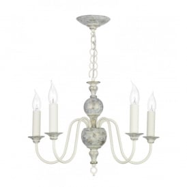FLEMISH distressed finish ceiling light small