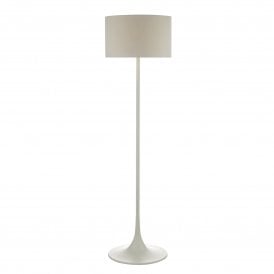 FLOOR Lamp Grey Retro Style Tulip | Grey Shade