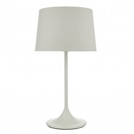 FUNCHAL Table Lamp Grey With Shade