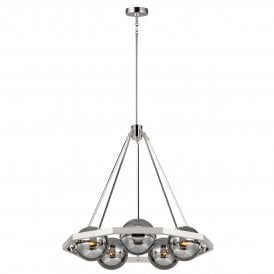 HARPER 5 Light Chandelier in Polished Nickel