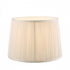 Laura Ashley Pleated Lampshade Cream 8'' Designer Lighting Company UK