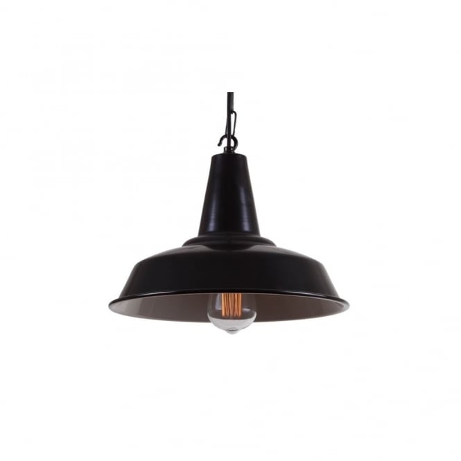 HEX Factory Pendant Powder Coated Black