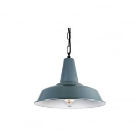 HEX Factory Pendant Powder Coated Grey