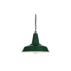 HEX Factory Pendant Powder Coated Racing Green