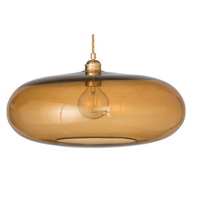 HORIZON Glass Ceiling Pendant Toast 45cm
