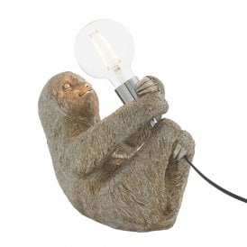 JACK Vintage Silver Sloth Table Light