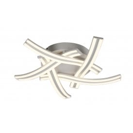 JENSON 5 Light Ceiling Flush White